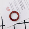 Wholesale Jewelry Accessories Ring Disc Acrylic Acetate Pendant Handmade Earring With Plastic Resin Material And Dripping Glue Process