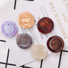 Wholesale Jewelry Accessories Ring Disc Acrylic Acetate Pendant Handmade Earring With Plastic Resin Material And Dripping Glue Process
