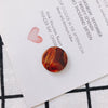 Wholesale Jewelry Accessories Ring Disc Acrylic Acetate Pendant Handmade Earring With Plastic Resin Material And Dripping Glue Process