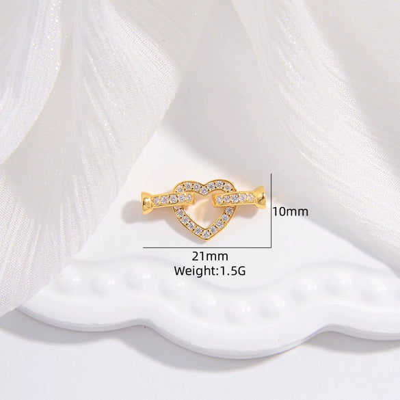 Wholesale Jewelry Accessories 925 Silver Bow Love Pearl Buckle Vshaped Fourleaf Clover Oshaped With Zirconia Design