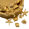 Wholesale Jewelry Accessories Stainless Steel Marine Series Pendant With Starfish Shell Seahorse And More Electroplated