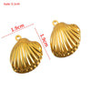 Wholesale Jewelry Accessories Stainless Steel Marine Series Pendant With Starfish Shell Seahorse And More Electroplated