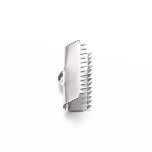 Wholesale Jewelry Accessories Stainless Steel Rectangle Horse Buckle Rope With Clip Buckle Lock Buckle Fixed Necklace Bracelet Connection Electroplating