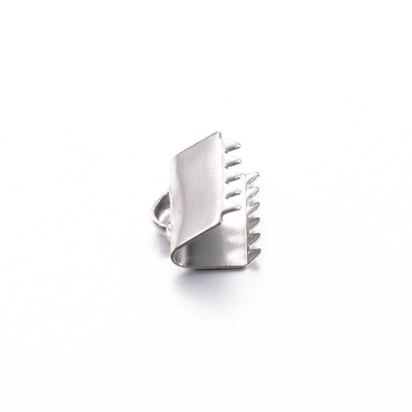 Wholesale Jewelry Accessories Stainless Steel Rectangle Horse Buckle Rope With Clip Buckle Lock Buckle Fixed Necklace Bracelet Connection Electroplating