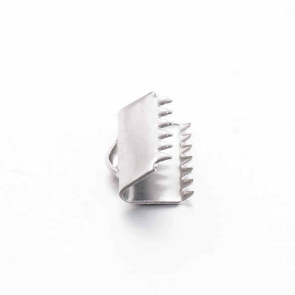 Wholesale Jewelry Accessories Stainless Steel Rectangle Horse Buckle Rope With Clip Buckle Lock Buckle Fixed Necklace Bracelet Connection Electroplating
