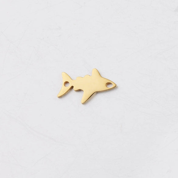 Wholesale Jewelry Accessories Stainless Steel Shark Pendant Mirror Polished Glossy