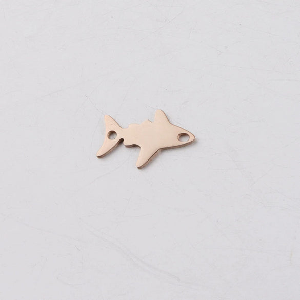 Wholesale Jewelry Accessories Stainless Steel Shark Pendant Mirror Polished Glossy