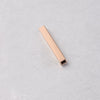 Wholesale Jewelry Accessories Titanium Steel Hollow Rectangular 3D Long Tube Fine Polishing Figure Pattern