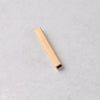 Wholesale Jewelry Accessories Titanium Steel Hollow Rectangular 3D Long Tube Fine Polishing Figure Pattern