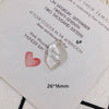 Wholesale Jewelry Accessories Transparent Glass And Plastic Resin Irregular Shaped Environmental Protection Patch Material