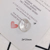 Wholesale Jewelry Accessories Transparent Glass And Plastic Resin Irregular Shaped Environmental Protection Patch Material