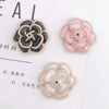 Wholesale Jewelry Accessories Zinc Alloy Handmade Diamond Pearl Flower Phone Case Accessories