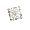 Wholesale Jewelry Accessories Zinc Alloy Handmade Square Mobile Phone Case Airbag Bracket Material