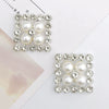 Wholesale Jewelry Accessories Zinc Alloy Handmade Square Mobile Phone Case Airbag Bracket Material