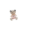 Wholesale Jewelry Accessories Zinc Alloy Handwoven Love Bear Shaped With Diamond