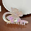 Wholesale Jewelry Acetic Acid Material Diamondencrusted Butterfly Hair Gripper Highend Women's Hair Accessory