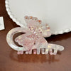 Wholesale Jewelry Acetic Acid Material Diamondencrusted Butterfly Hair Gripper Highend Women's Hair Accessory