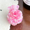 Wholesale Jewelry Acetic Acid Threedimensional Rose Flower Hair Shark Clip For Women Highend Style