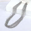 Wholesale Jewelry Alloy And Copper Pendant With Geometric Pattern And Electroplating Treatment On Bead Chain For Unisex