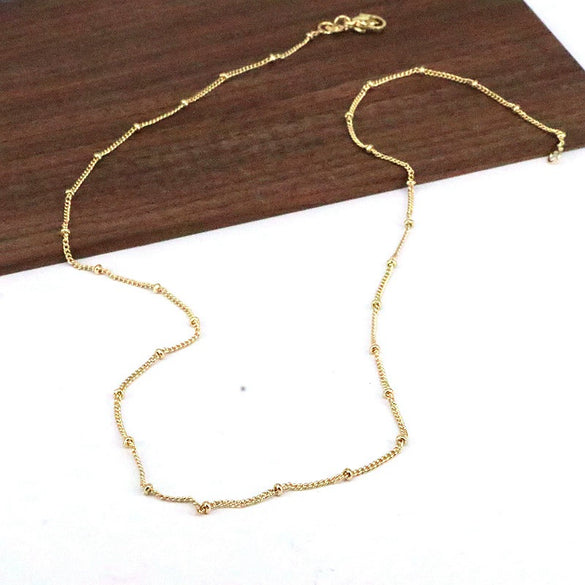 Wholesale Jewelry Alloy And Copper Pendant With Geometric Pattern And Electroplating Treatment On Bead Chain For Unisex