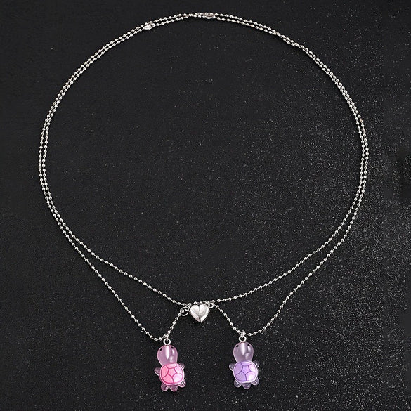 Wholesale Jewelry Alloy Animal Zodiac Turtle Pendant Necklace With Electroplating