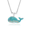 Wholesale Jewelry Alloy Animal Zodiac Turtle Pendant Necklace With Electroplating