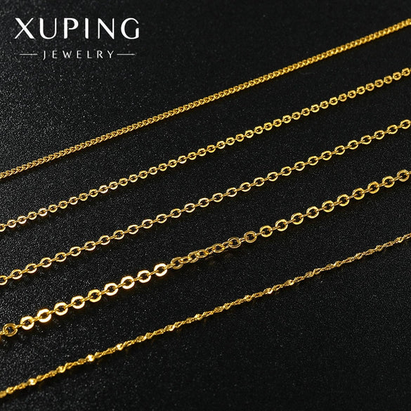 Wholesale Jewelry Alloy Copper Alloy Pendant Necklace With Ochain Geometric Style 24K Gold Plated