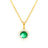 Wholesale Jewelry Alloy Flower Pendant Electroplated Retro Style