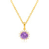 Wholesale Jewelry Alloy Flower Pendant Electroplated Retro Style