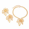 Wholesale Jewelry Alloy Geometric And Flower Patterned Hollow Necklace With Electroplating For Women In Ins Style