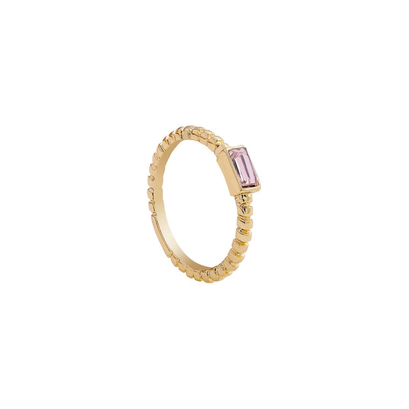 Wholesale Jewelry Alloy Geometric Diamond Twist Rope Ring For Women