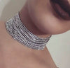 Wholesale Jewelry Alloy Geometric Diamond Women Necklace