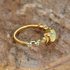 Wholesale Jewelry Alloy Geometric Fashion Ring Electroplating