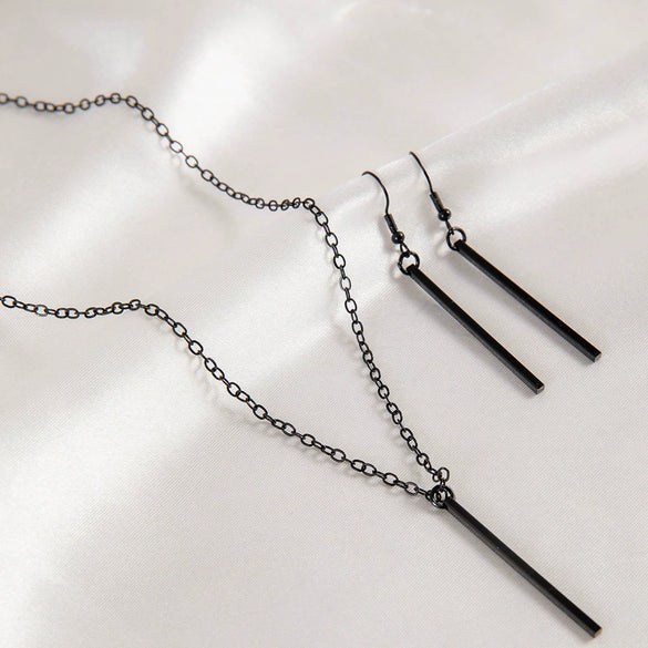 Wholesale Jewelry Alloy Geometric Rectangular Stick Ear Hook Earrings For Women Electroplated