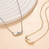 Wholesale Jewelry Alloy Geometric Simple Style Boat Pendant Necklace With Electroplating