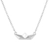 Wholesale Jewelry Alloy Geometric Simple Style Boat Pendant Necklace With Electroplating