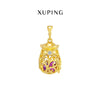 Wholesale Jewelry Alloy Gold Plated Geometric Bow Treasure Bag Pendant For Women Retro Style