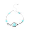Wholesale Jewelry Alloy Handmade Retro Animal Pattern Joker Pine Stone Bracelet