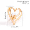 Wholesale Jewelry Alloy Heart Pattern Exaggerated Sweet Cool Style Electroplated Ring For Women