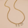 Wholesale Jewelry Alloy Letter Pendant Necklace Vintage Hip Hop Clavicle Chain Couple Accessories