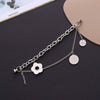 Wholesale Jewelry Alloy Metal Smiley Face Letters Bracelet Handmade Electroplated