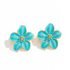 Wholesale Jewelry Alloy Oil Drop Flower Enamel Electroplated Women's Earrings