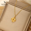 Wholesale Jewelry Alloy Retro Geometric Chinese Knot Pendant With Electroplating Treatment