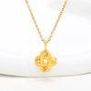 Wholesale Jewelry Alloy Retro Geometric Chinese Knot Pendant With Electroplating Treatment