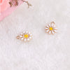 Wholesale Jewelry Alloy Sun Chrysanthemum Pendant Bracelet Earrings Electroplated Natural Style