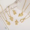 Wholesale Jewelry Animal Pendant Necklace Copper Plating Inlay