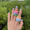 Wholesale Jewelry Animal Resin Ring Geometric Style Women's