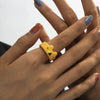 Wholesale Jewelry Animal Resin Ring Geometric Style Women's