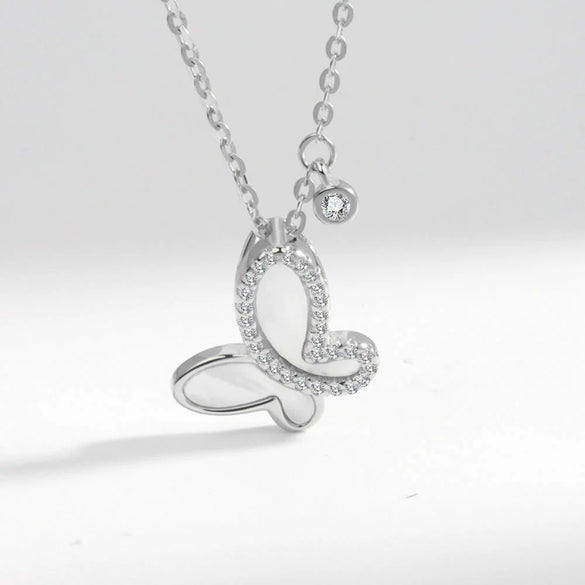 Wholesale Jewelry Animal Style Geometric 925 Sterling Silver Necklace With Microinlaid Zircon And Electroplating