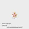 Wholesale Jewelry Animal Totem Stainless Steel Electroplated Pendant Necklace Bracelet Earring Accessories For Women